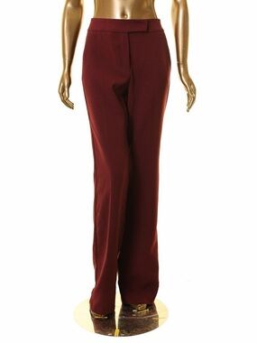 MARELLA Burgundy High Waisted Trousers
